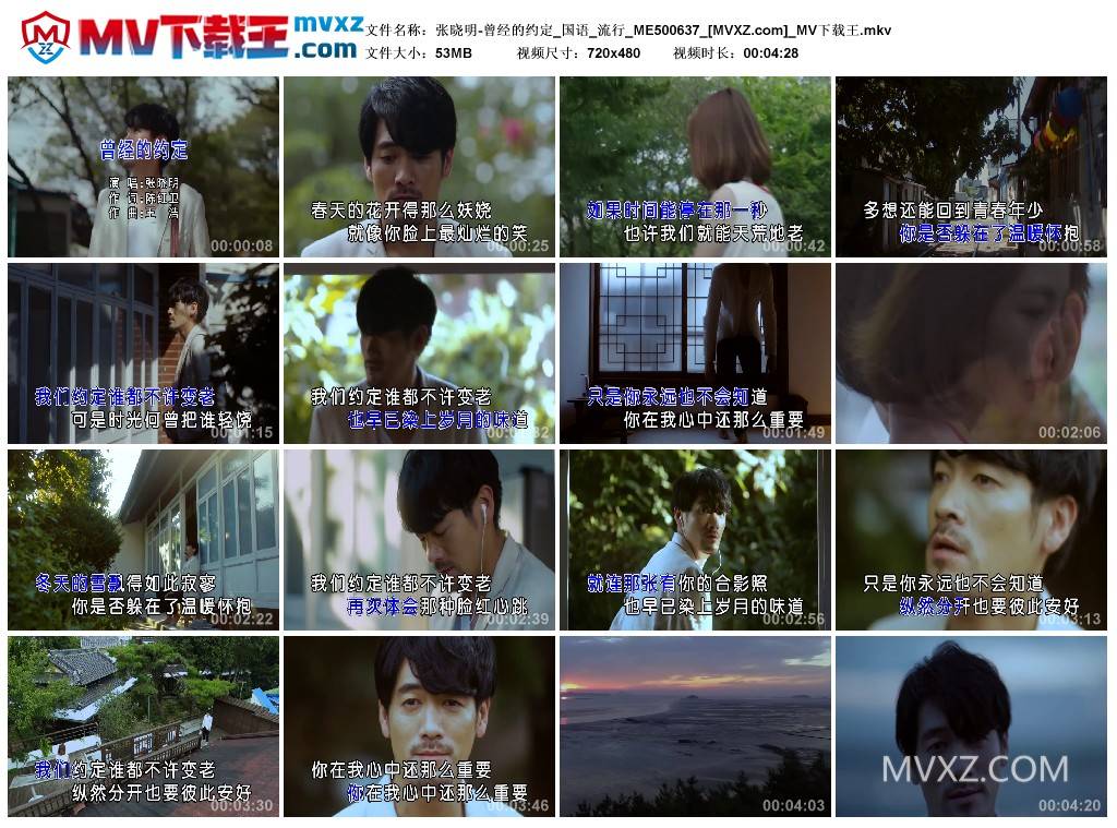 张晓明-曾经的约定_国语_流行_ME500637